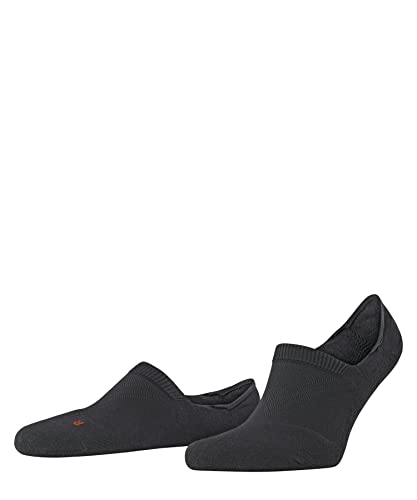 FALKE Uniseks Stopki Cool Kick Invisible U IN Oddychający I Szybkoschnący niewidoczne jednokolorowe 1 Para, Szary (Dark Grey 3970), 35-36
