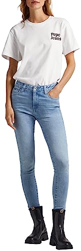 Pepe Jeans Dżinsy damskie Regent, niebieskie (denim-MN4), 26 W/32 L, Niebieski (Denim-MN4), 26W / 32L