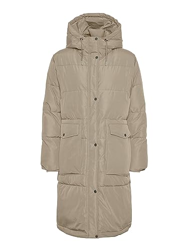 bestseller a/s Damski płaszcz VMELANOR AW22 Long Coat GA BOOS Laurel Oak, M