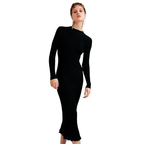 Desigual Damska sukienka Vest_Inuit Casual, czarny, XS