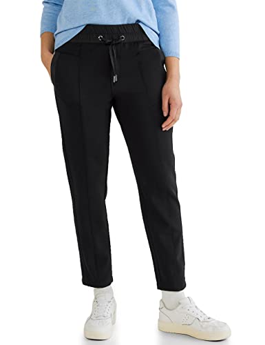 Street One damskie spodnie do biegania, czarny, 38W / 28L