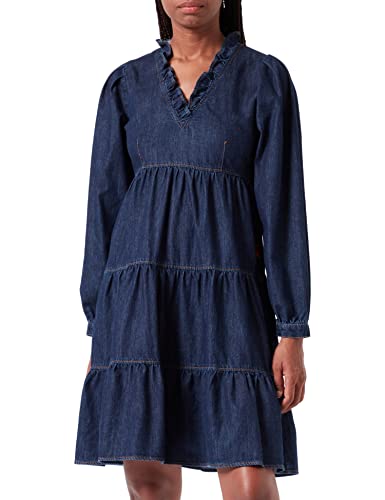 Love Moschino Sukienka damska, niebieski (Dark Blue Denim), 38