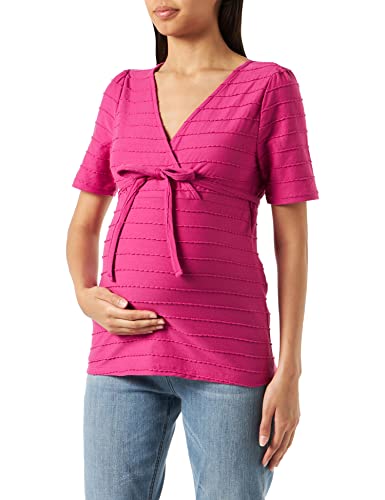 Noppies Damski Top Arua Nursing Short Sleeve T-Shirt, Fuksja Red - N047, 40
