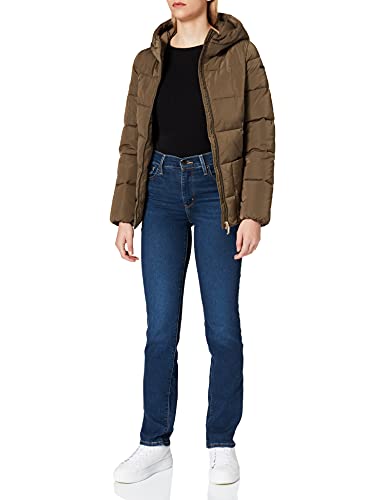 Geox W ASHEELY SHRT JKT kurtka damska, Dark Wojskowy, 38