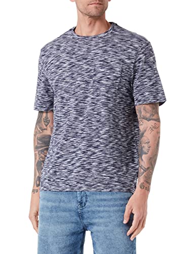 s.Oliver Męski T-shirt z krótkim rękawem, niebieski, XL, niebieski, XL