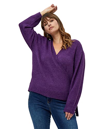 Peppercorn Damski kardigan Penelope Wrap Violet UK | Jesienny kardigan | Rozmiar, 1632 Imperial Purple, 50