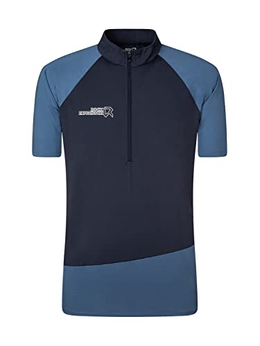 Rock Experience Merlin SS Hz T-shirt męski, 1330 Blue Nights+1344 China Blue, XXL