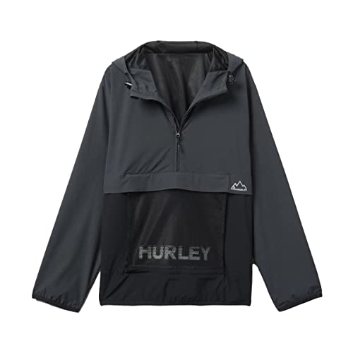 Hurley Męska kurtka parka Phantom+, Dk Stone Grey, L, Dk Stone Grey, L