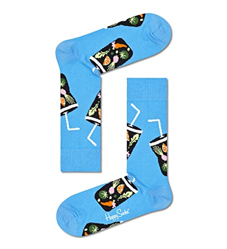 Happy Socks Smoothie Sock, kolorowe i zabawne, skarpety dla kobiet i mężczyzn, wielokolorowe (41-46)