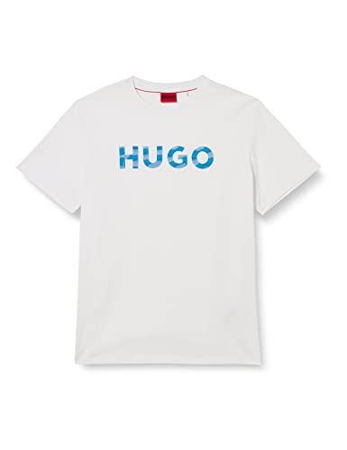 HUGO Męski T-shirt Dulivio_U232, White100, XS, White100, XS