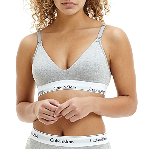 Calvin Klein Damski biustonosz ciążowy, szary (Grey Heather), M