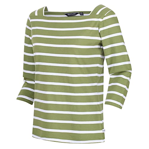 Regatta Polexia t-shirt, liść winogrona/biały pasek, 18