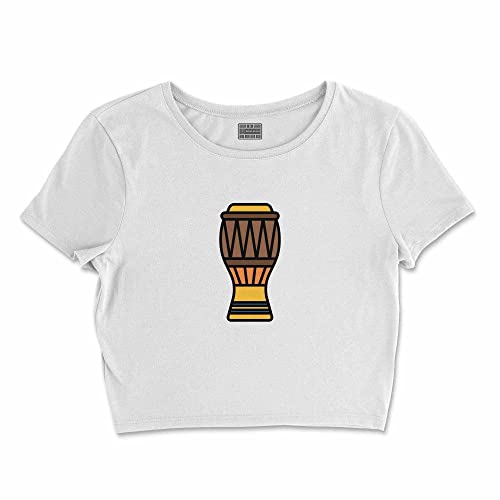 Bona Basics, Damski T-shirt basic, z nadrukiem cyfrowym, 100 bawełny, biały, swobodny, damski top, rozmiar: XL, biały, XL