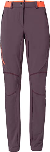 VAUDE Damskie spodnie Scopi Pants Ii, BlackBerry, 42