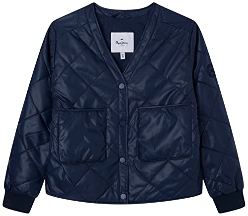 Pepe Jeans Sheryline kurtka dla dziewczynek i dziewczynek, Niebieski (Dulwich), 16 lat