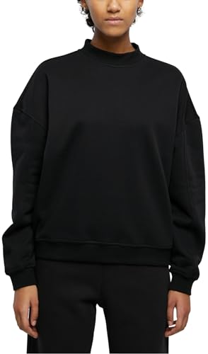 Urban Classics Damska bluza damska Oversized Organic Crewneck Black 3XL, czarny, 3XL
