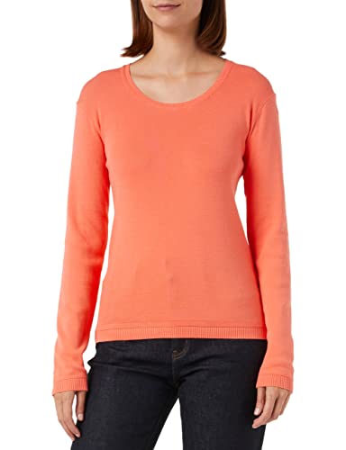 United Colors of Benetton Damski sweter Maglia G/C M/L 1091D1M08, Arancione 3H4, S, rancione 3h4, S