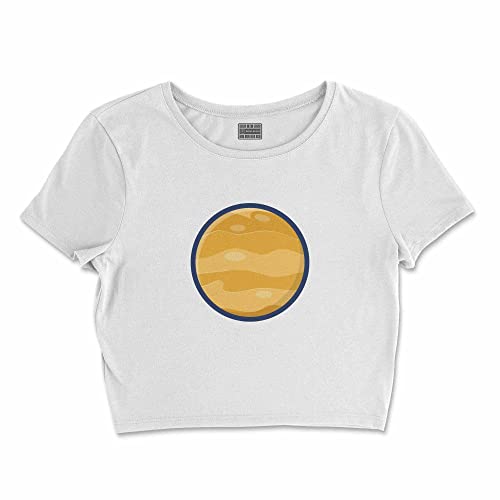 Bona Basics, Damski T-shirt basic, z nadrukiem cyfrowym, 100 bawełny, biały, swobodny, damski top, rozmiar: M, biały, M