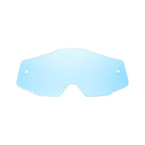 Lentille de remplacement bleue compatible pour les lunettes/lunettes FMF POWERBOMB/POWERCORE