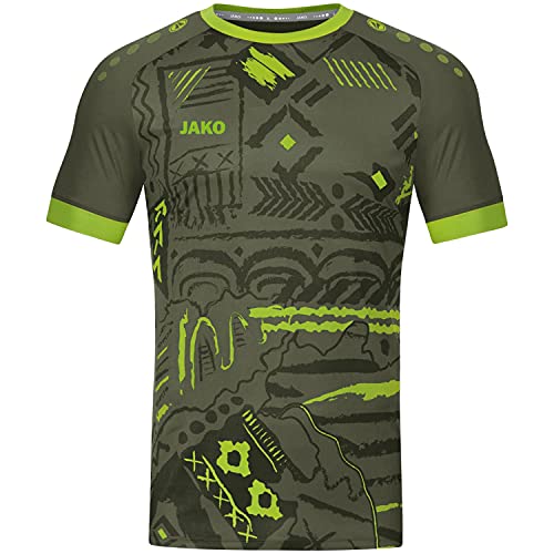 JAKO Koszulka męska Trikot Tropicana, Zielony sportowy, L