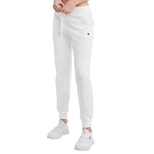 Champion Damskie spodnie treningowe Powerblend, biały, XS