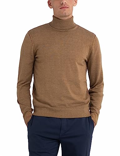 Replay Sweter męski, 989 brązowy, XXL