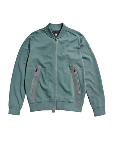 G-STAR RAW Męska kurtka bomberka, zielony (Grey Moss B782-4752), XXL