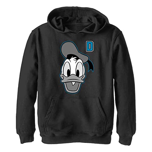 Disney Chłopięca bluza z kapturem w kształcie, Czarny, M