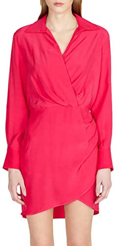 Sisley Sukienka damska 4B5FLV03L Dress, fuksja 39C, 42, fuksja 39c, 42