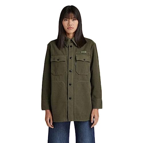 G-STAR RAW Damska koszulka BF Overshirt, zielona (lt Hunter D200-8165), S