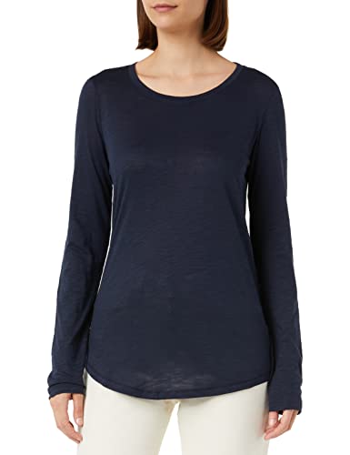 Sisley Koszulka damska, L/S 3TNHL119S Dark Blue 06U, S, Dark Blue 06u, S