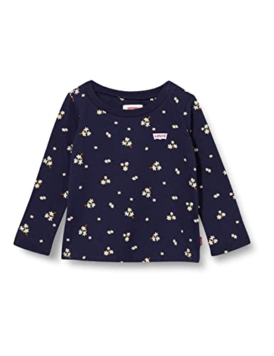Levi's Kids Dziecięca koszulka Lvg z długim rękawem dla dziewczynek zestaw, płaszcz dwurzędowy, 6 Miesiące