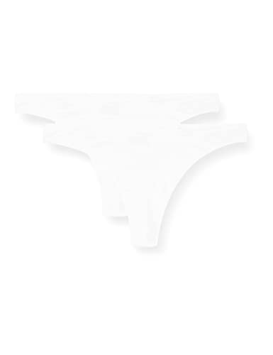 Schiesser Damskie stringi z bawełny ekologicznej - 95/5 Organic, biały, 38