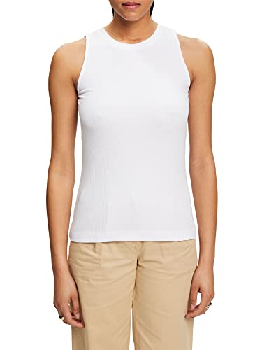 ESPRIT Collection T-shirt damski, 100 / biały, L