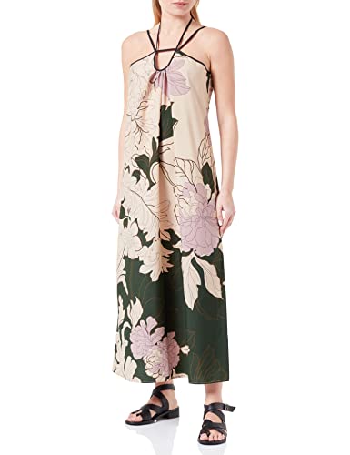 Sisley Damska sukienka 43JCLV01K, wielokolorowa, 78L, L