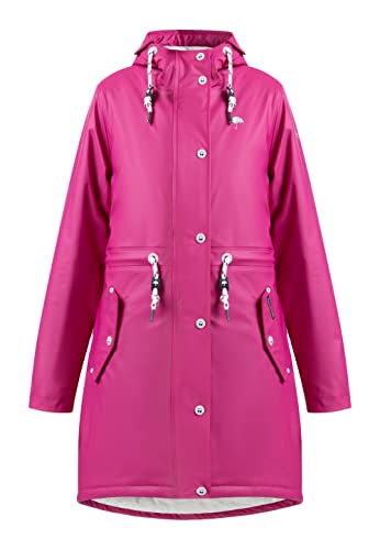 Schmuddelwedda Płaszcz przeciwdeszczowy z watowaniem damski 34323141, różowy, M