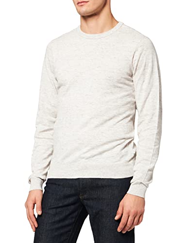 CASUAL FRIDAY Karl Crew Neck Knit sweter męski, 50813_light grey melanż, L