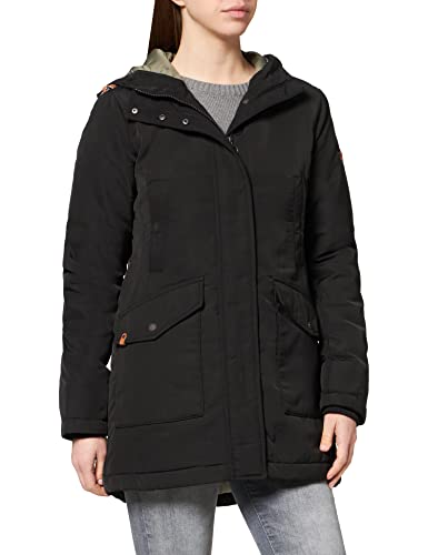 Camel Active Womenswear 3100006E35 Płaszcz Damski, Schwarz, 36