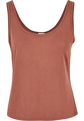 Urban Classics Damski top damski modal luźny top, luźny top damski dostępny w wielu kolorach, rozmiary XS - 5XL, Terracotta, 5XL