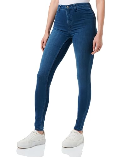 Q/S by s.Oliver Damskie spodnie jeansowe, Sadie High Rise Skinny Leg Blue 38, niebieski, 38W / 30L