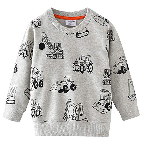 Little Hand Bluza chłopięca, koparka., 110