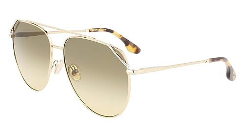 Victoria Beckham Unisex vb230s okulary przeciwsłoneczne, 700 złoto khaki, 61, 700 złoto khaki, 61