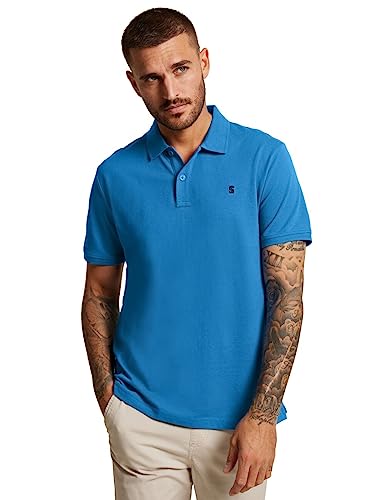 Street One MEN Męska koszulka polo, Sonic Blue, 3XL