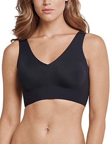 Schiesser Invisible Soft Bustier Mit Pads Damski biustonosz sportowy, Schwarz, 42