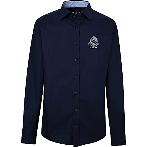 Hackett London Heritage Poplin męska koszula, granatowy, L