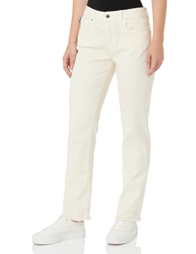 Love Moschino Damskie spodnie typu Bull with Heart Back Tag Casual, kremowy, 28