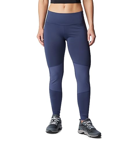 Columbia Damskie plecy piękne ciepłe hybrydowe legginsy spodnie do jogi legginsy, noc, L/R, Nocny, L