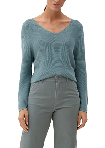 s.Oliver Sweter damski z długim rękawem, Niebieski zielony, 44