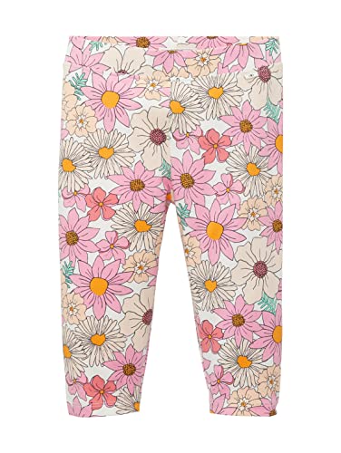 TOM TAILOR Dziewczęce dziecięce legginsy z kwiatami, 31676 - Big Wildflower Print, 104/110 cm