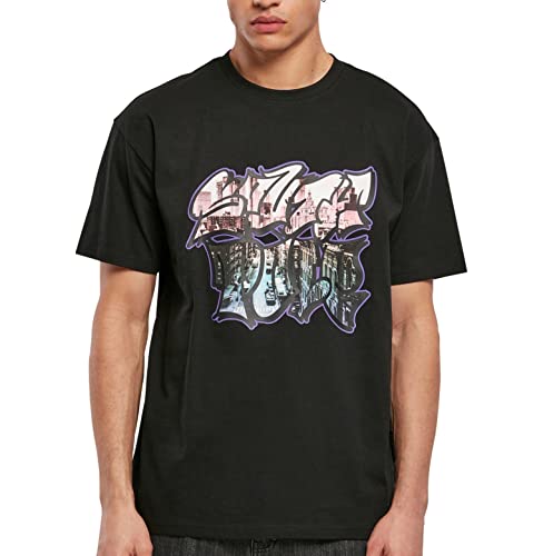 Southpole Męski t-shirt, czarny, S, czarny, S